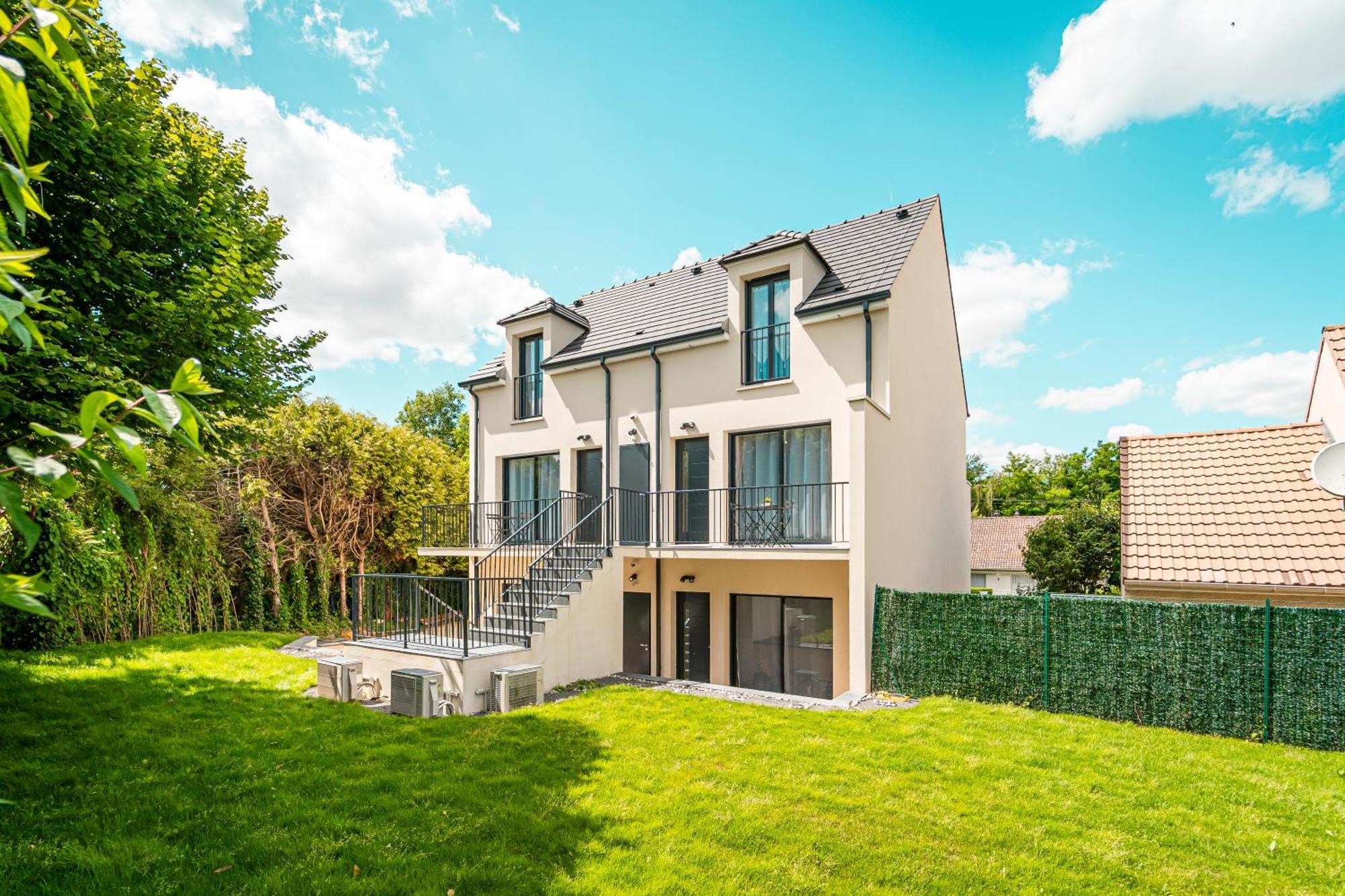 Le Cool Plex Duplex Avec Jardin, Disney 10Mn Esbly Exterior foto